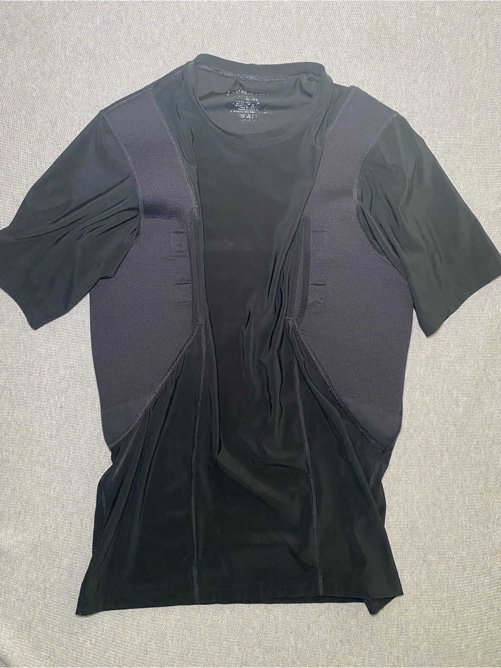5.11 Tactical Series Shirt Mens XL Black Holster Compression Crew Neck